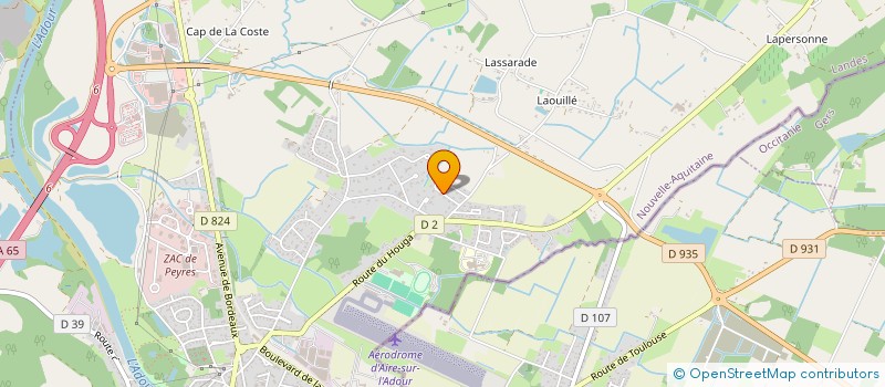 localisation de l'entreprise SCI REGAL  AIRE-SUR-L'ADOUR