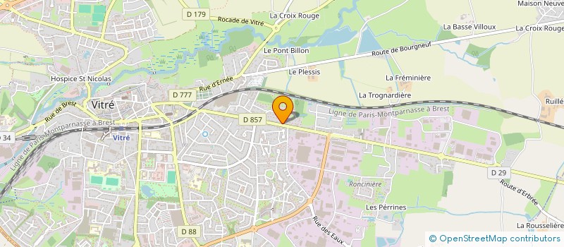 localisation de l'entreprise SCI REGALI  VITRE