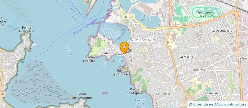 localisation de l'entreprise SCI REGANE  SAINT-MALO