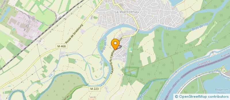 localisation de l'entreprise SCI REGARD  LA WANTZENAU
