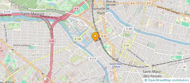 localisation de l'entreprise SCI REGARD-BOURDIGNON à SAINT-MAUR-DES-FOSSES