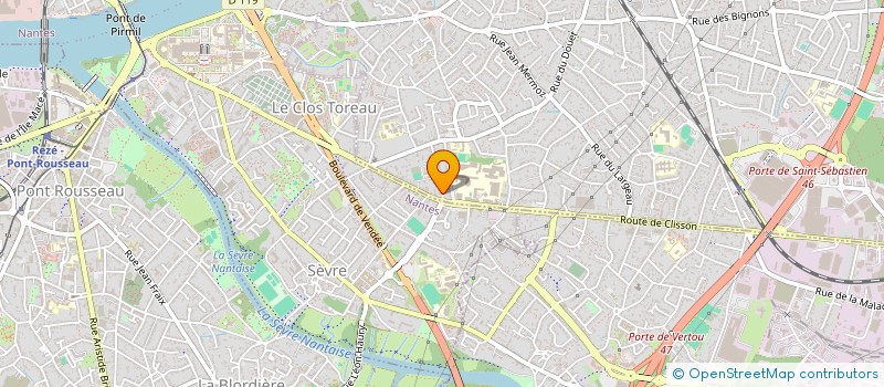 localisation de l'entreprise SCI REGASSEM à SAINT-SEBASTIEN-SUR-LOIRE