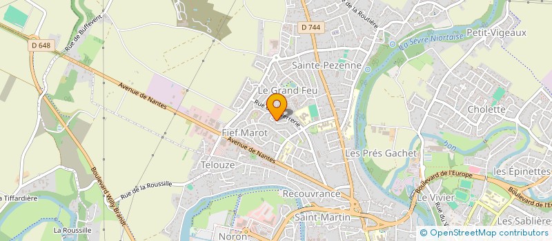 localisation de l'entreprise SCI REGB  NIORT