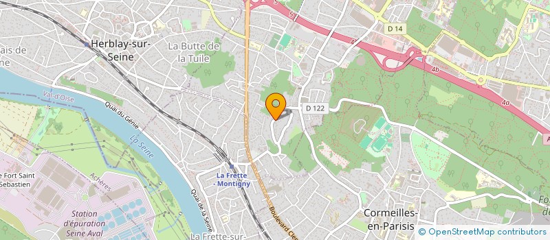 localisation de l'entreprise SCI REGDEL  MONTIGNY-LES-CORMEILLES