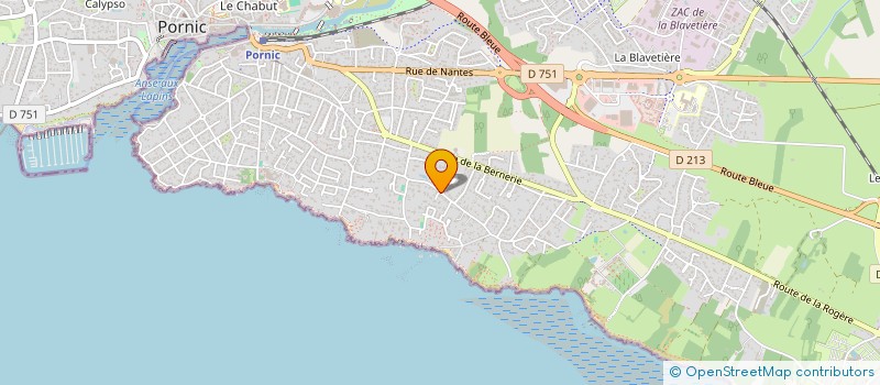 localisation de l'entreprise SCI REGEA  PORNIC