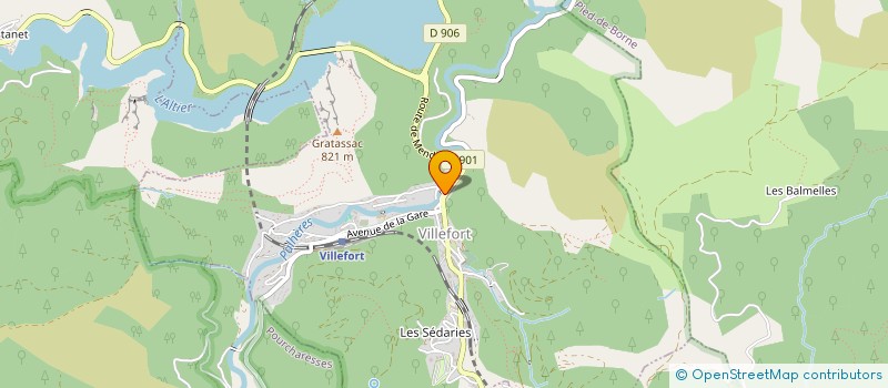 localisation de l'entreprise SCI REGECOB  VILLEFORT