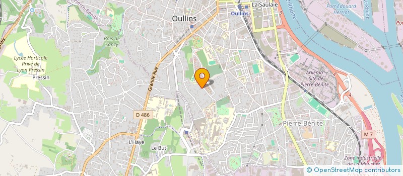 localisation de l'entreprise SCI REGENCE  OULLINS-PIERRE-BENITE