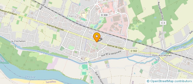 localisation de l'entreprise SCI REGENCE CYAM  CHECY