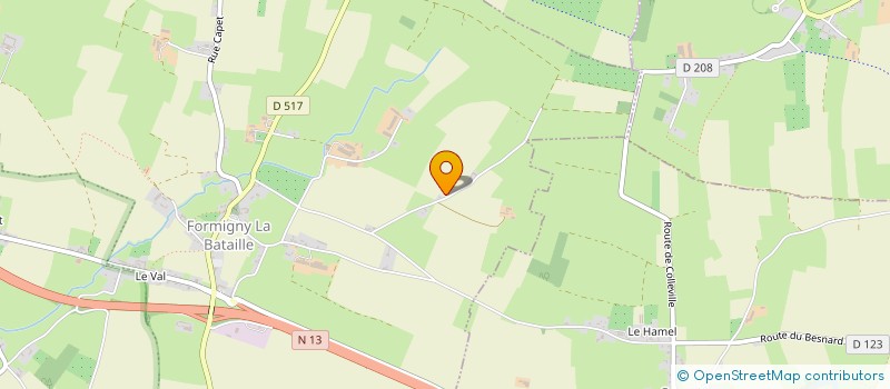 localisation de l'entreprise SCI REGENCY  FORMIGNY LA BATAILLE