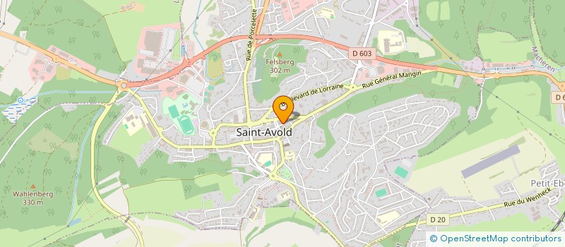 localisation de l'entreprise SCI REGENT à SAINT-AVOLD