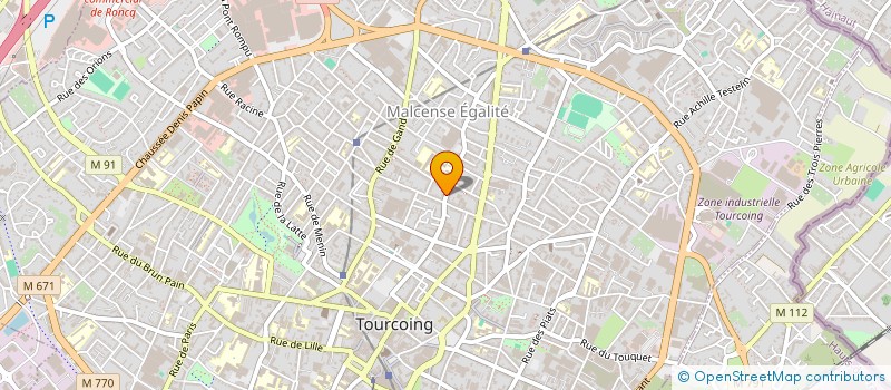 localisation de l'entreprise SCI REGENT  TOURCOING