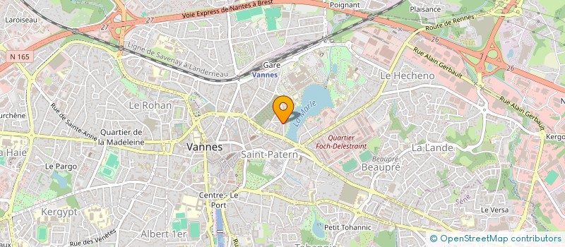 localisation de l'entreprise SCI REGENT  VANNES