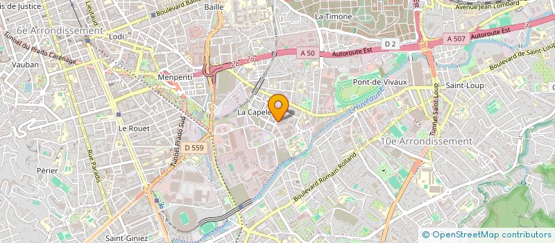 localisation de l'entreprise SCI REGEVILLE à MARSEILLE