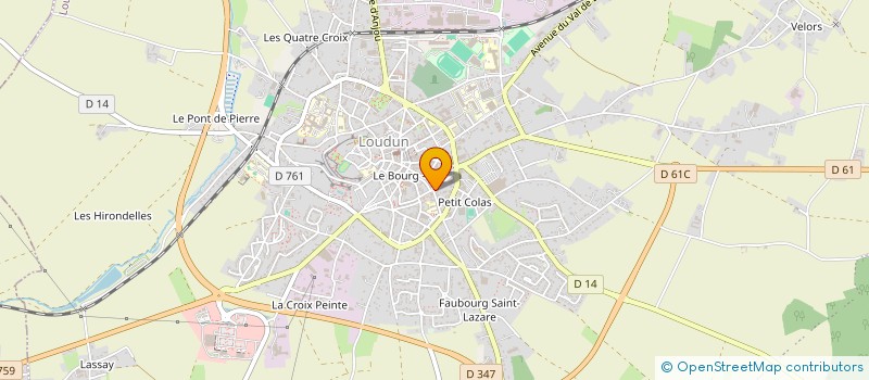 localisation de l'entreprise SCI REGGAE  CHALAIS