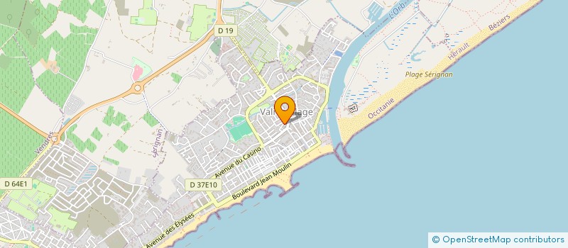 localisation de l'entreprise SCI REGI HOME II  VALRAS-PLAGE