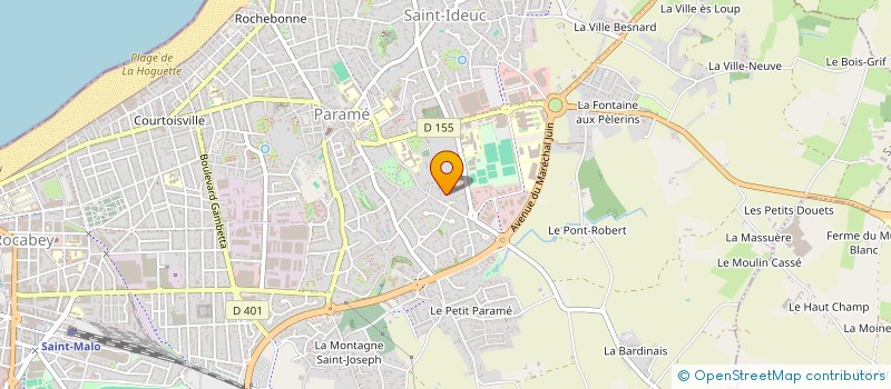 localisation de l'entreprise SCI REGINA  SAINT-MALO