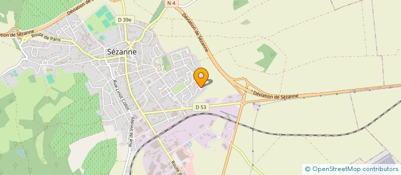 localisation de l'entreprise SCI REGINA à SEZANNE