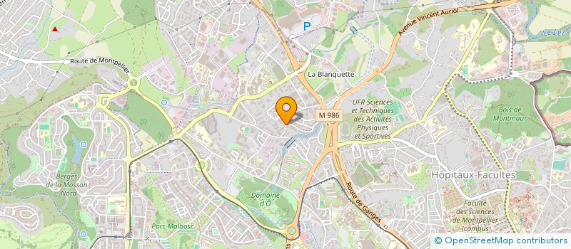 localisation de l'entreprise SCI REGINA à MONTPELLIER