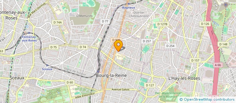 localisation de l'entreprise SCI REGINABURGIENNE à BOURG-LA-REINE