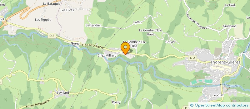 localisation de l'entreprise SCI REGINCA  FILLIERE