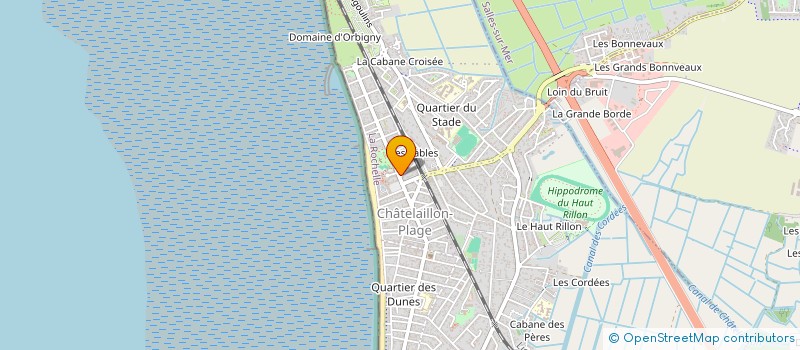 localisation de l'entreprise SCI REGINE à CHATELAILLON-PLAGE