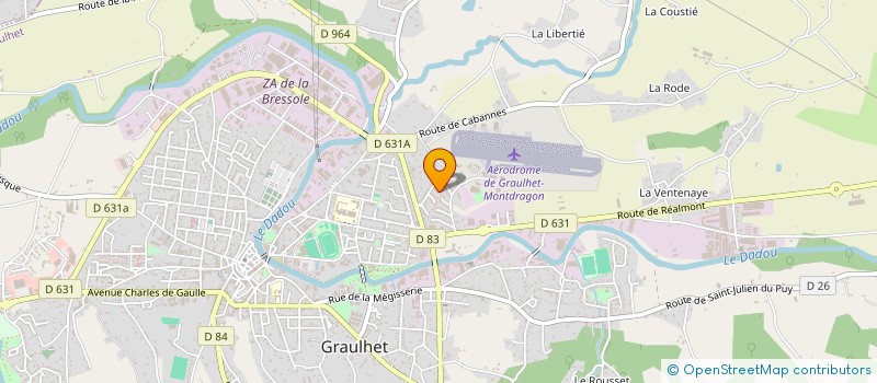 localisation de l'entreprise SCI REGINE  GRAULHET