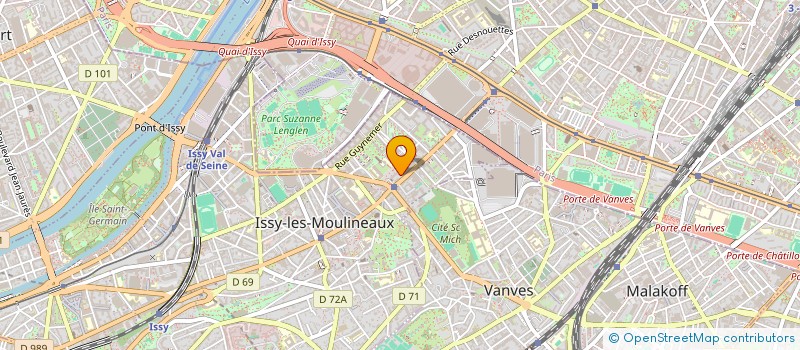 localisation de l'entreprise SCI REGINEA à ISSY-LES-MOULINEAUX