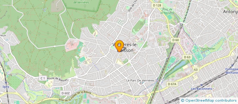 localisation de l'entreprise SCI REGISAN  VERRIERES-LE-BUISSON