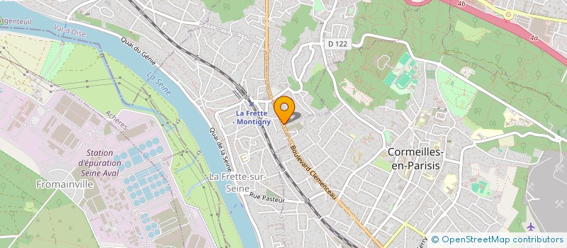 localisation de l'entreprise SCI REGLISSE  CORMEILLES-EN-PARISIS