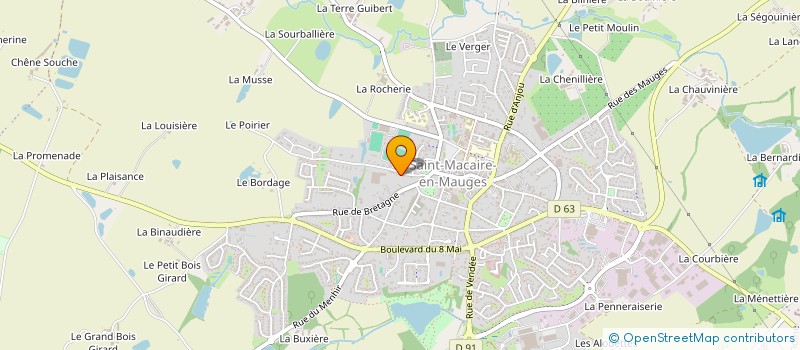 localisation de l'entreprise SCI REGLISSE à SEVREMOINE