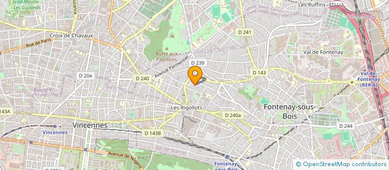 localisation de l'entreprise SCI REGNAUD à FONTENAY SOUS BOIS