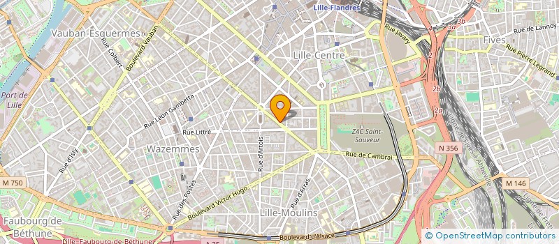 localisation de l'entreprise SCI REGNAULT à LILLE