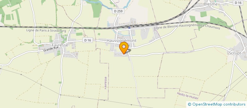 localisation de l'entreprise SCI REGNAULT  MAROLLES