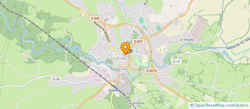 localisation de l'entreprise SCI REGNERES VIALATTE  GRAMAT