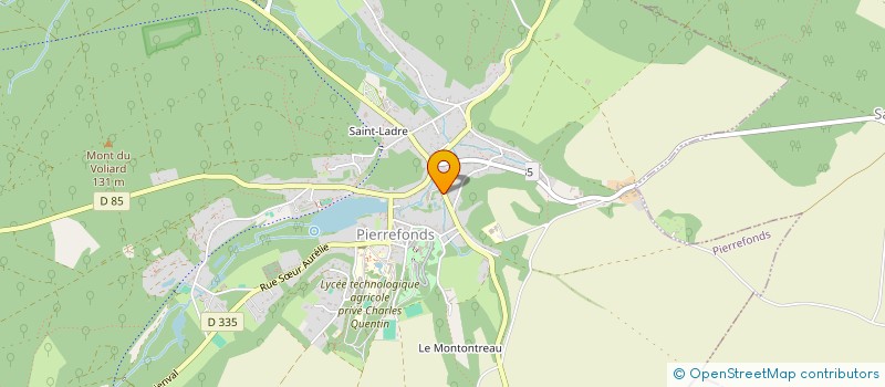 localisation de l'entreprise SCI REGNIER  JAULZY