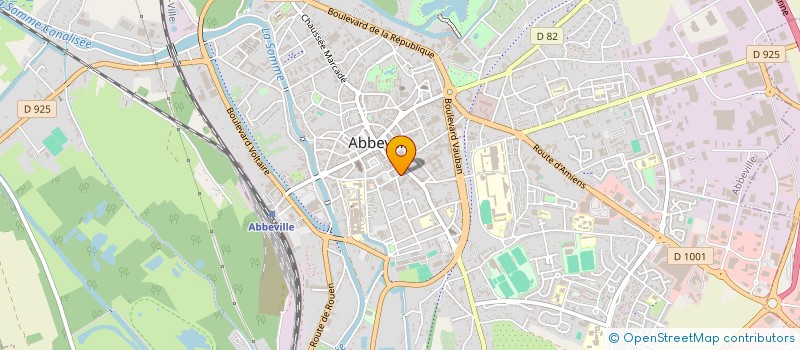 localisation de l'entreprise SCI REGNIER - BOUTROY à ABBEVILLE
