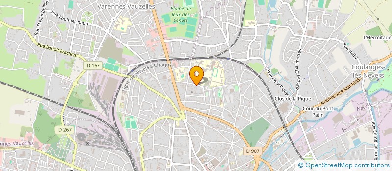 localisation de l'entreprise SCI REGOR à NEVERS