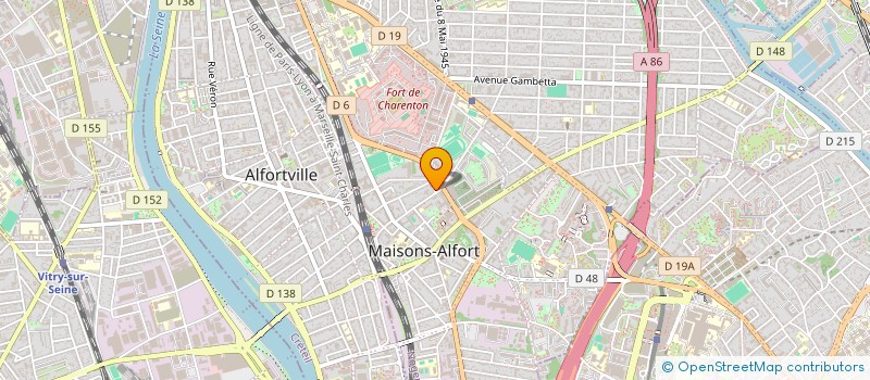 localisation de l'entreprise SCI REGREVEL à MAISONS-ALFORT