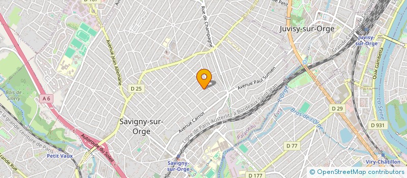 localisation de l'entreprise SCI REGROUP à SAVIGNY-SUR-ORGE