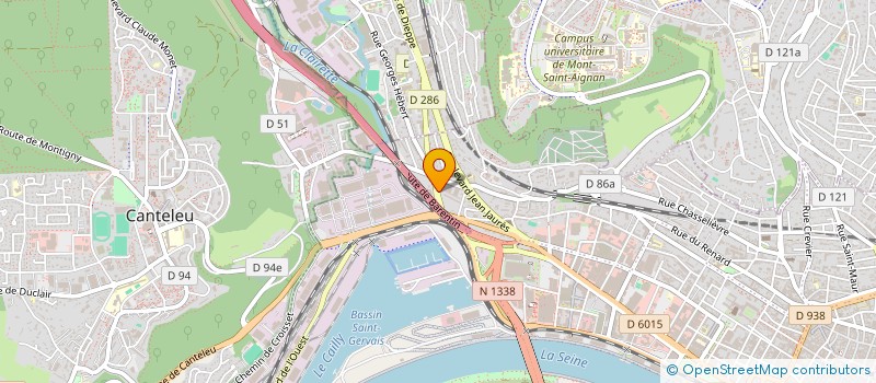 localisation de l'entreprise SCI REGUIEG IMMOREG à ROUEN