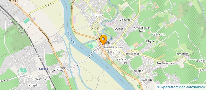 localisation de l'entreprise SCI REGULA  CADILLAC-SUR-GARONNE