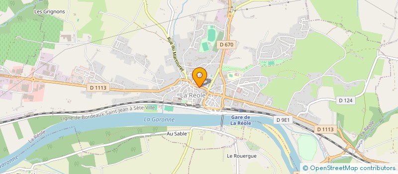 localisation de l'entreprise SCI REGULA NOT  LA REOLE