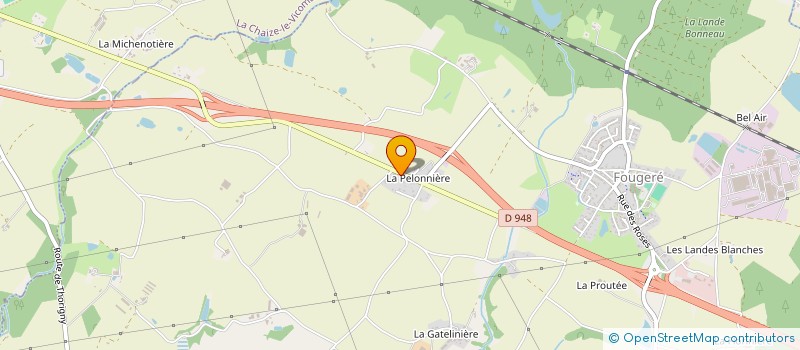 localisation de l'entreprise SCI REGUOR  FOUGERE