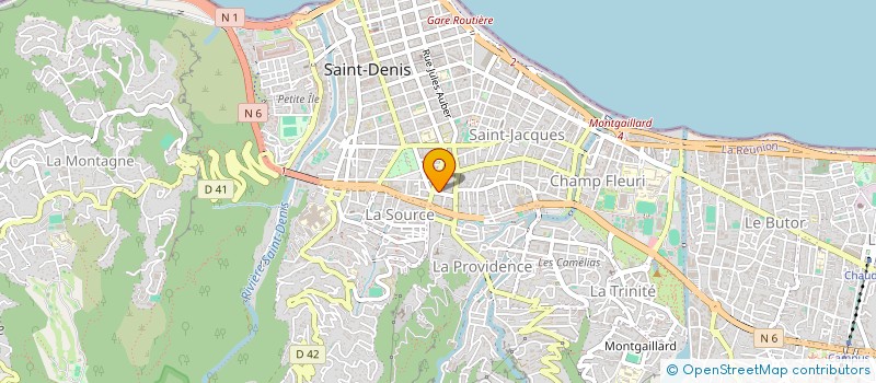 localisation de l'entreprise SCI REHANN à SAINT-DENIS