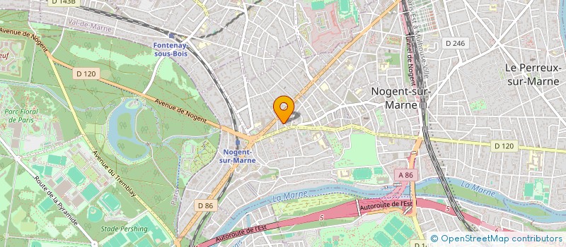 localisation de l'entreprise SCI REI  NOGENT-SUR-MARNE