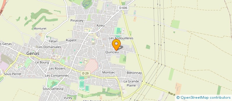 localisation de l'entreprise SCI REICREM  GENAS