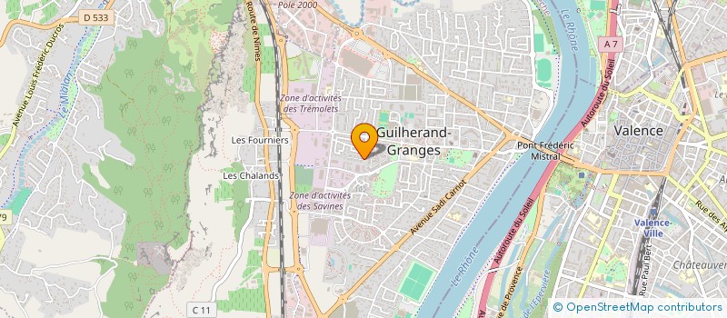 localisation de l'entreprise SCI REIGON à GUILHERAND-GRANGES
