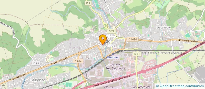 localisation de l'entreprise SCI REIK  MONTLUEL