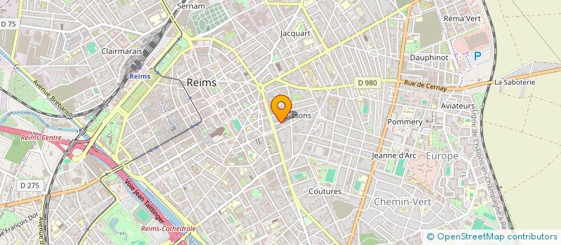 localisation de l'entreprise SCI REIMS MONTMARTRE  REIMS