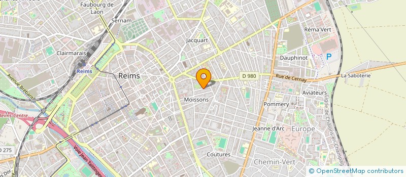 localisation de l'entreprise SCI REIMS PERSEVAL  REIMS